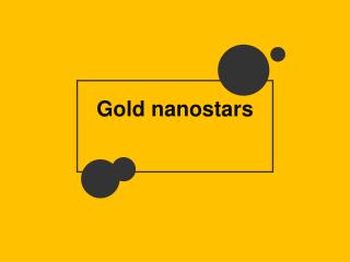 Gold nanostars