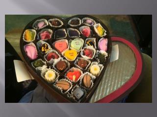 Personalized gourmet chocolate wedding favors