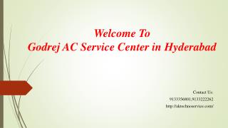 Godrej AC Service center in Hyderabad