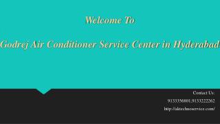 Godrej Air conditioner service center in Hyderabad