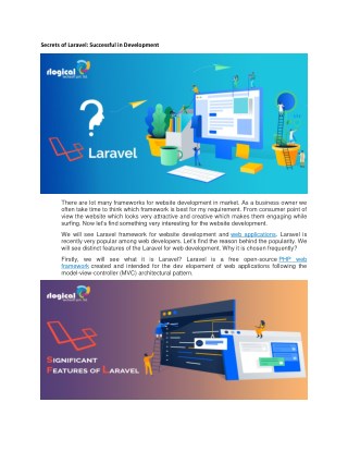 Secrets of Laravel: Successful in Development
