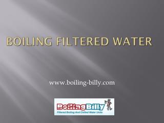 Boiling Filtered Water - boiling-billy.com