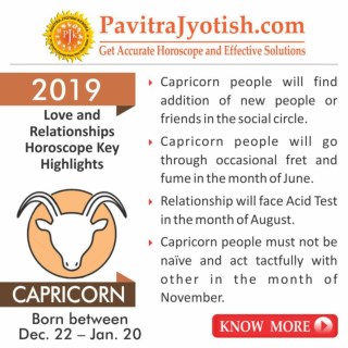 2019 Capricorn Love and Relationships Horoscope