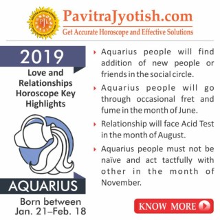 2019 Aquarius Love and Relationships Horoscope