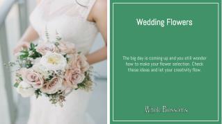 Make Your Decoration Attractive with Wholesale Wedding Flowers