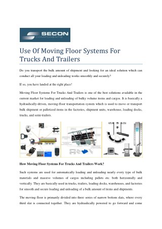 Aluminum Landing Legs For Trailers