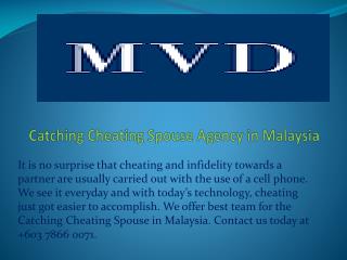 Catching Cheating Spouse Agency in Malaysia