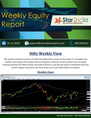 Weekly Equity Report-StarIndia