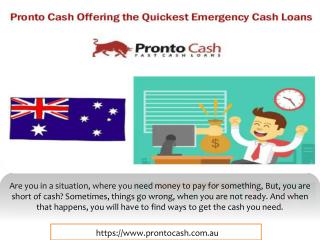 What are the advantages and disadvantages of emergency cash loans?