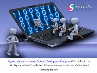 Skyzone Infotech is Custom Software Development Outsourcing