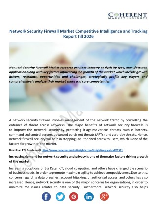Network Security Firewall Market
