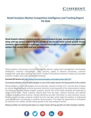 Retail Analytics Market