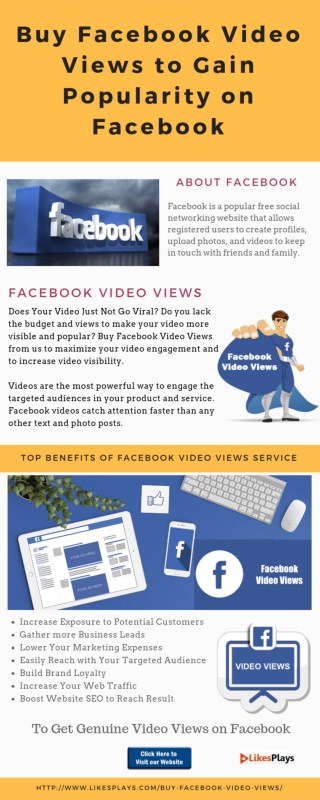 Buy Facebook Video Views to Gain Popularity on Facebook