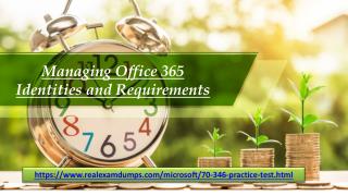 Microsoft 2018 70-346 Exam dumps - 70-346 dumps Realexamdumps.com
