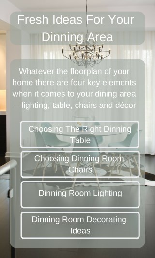 Get Some Fresh Ideas To Decor Your Dinning Area