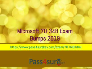 Microsoft 70-348 exam