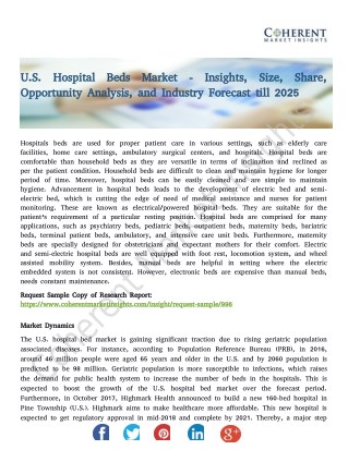 U.S. Hospital Beds Market - Insights, Size, Share, Opportunity Analysis, and Industry Forecast till 2025