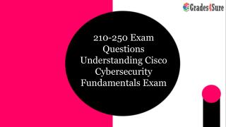 Cisco 210-250 Dumps Question Answers | Latest Cisco 210-250 Braindumps