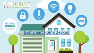 Best Smart Home Devices for 2019