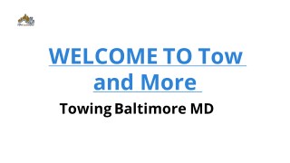 Towing Baltimore MD | towingbaltimoremd