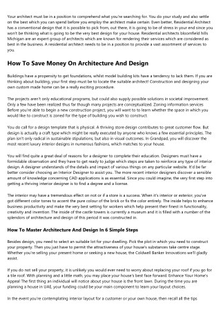 The Intermediate Guide To Cost Of Architect