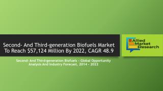 Second- and third-generation biofuels market