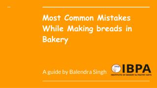 Bread Baking Classes in Delhi