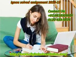 Fetching Ignou solved assignment 2018-2019 contact us 0120-433-5876