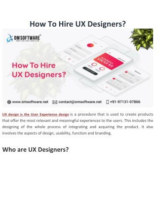 How To Hire UX Designers?