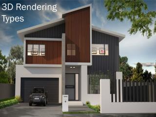 3D Rendering Types