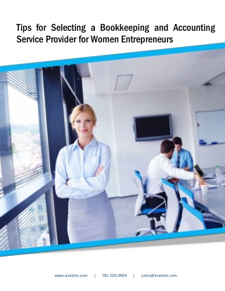Tips For Selecting A Bookkeeping And Accounting Service Provider For Women Entrepreneurs