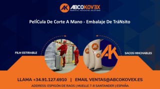 PelÍCula De Corte A Mano - Embalaje De TráNsito - Abco Kovex