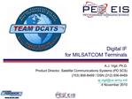 Digital IF for MILSATCOM Terminals