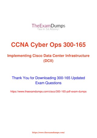 Cisco CCNP Data Center 300-165 DCII Practice Questions [2019 Updated]