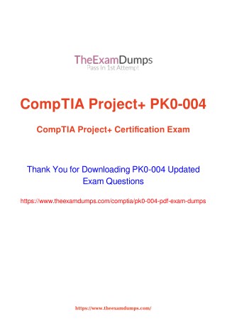 CompTIA PK0-004 Practice Questions [2019 Updated]