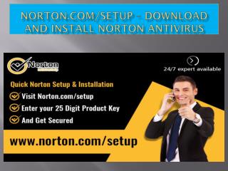 norton.com/setup - Complete Guide to Install and Activate Norton Antivirus Setup