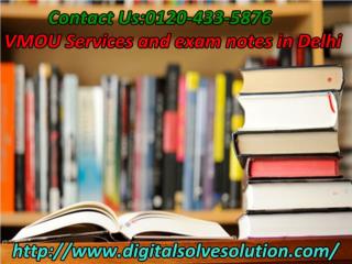 Fetching VMOU services and exam notes in Delhi 0120-433-5876