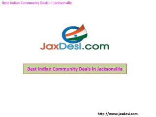 Best Indian Community Deals in Jacksonville