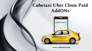 Uber Clone Taxi App Paid AddONs