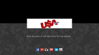 Tips to pawn your coins with usa pawn
