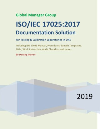 ISO 17025:2017 Documentation Solution in UAE