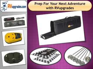 Prep For Your Next Adventure with RVupgrades