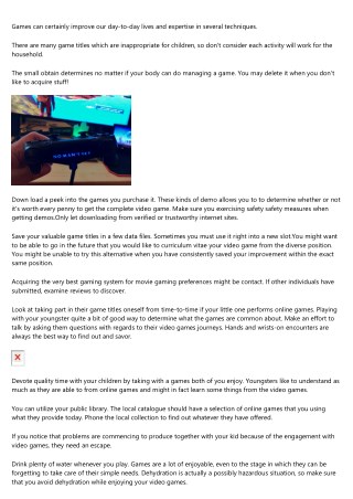How To Cheat Towards You To Good results In Video Games
