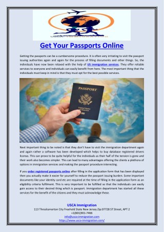 Get Your Passports Online