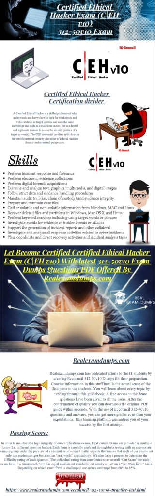 Authentic Eccouncil 312-50v10 Exam Study Material - Eccouncil 312-50v10 dumps Realexamdumps.com