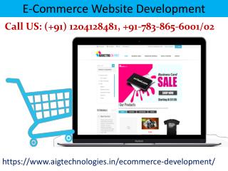 E-Commerce Website Development At Noida, Delhi, Gurgaon | India