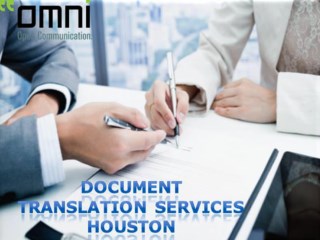 The Finest Document Translation Services in Houston