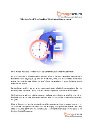 Why You Need Time Tracking With Project Management