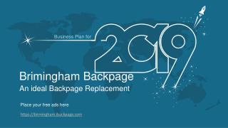 Birmingham backpage – an ideal Backpage Replacement