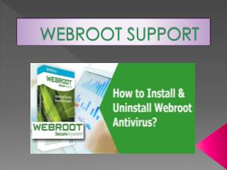Webroot installation help | webroot support number